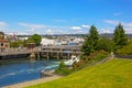 Ballard Locks in Seattle Royalty Free Stock Photo